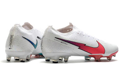 Nike Mercurial Vapor 13 Elite FG Low-Tops Football Boots - White/Red/Blue