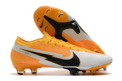 Nike Mercurial Vapor 13 Elite FG Low-Tops Football Boots - Orange/White/Black