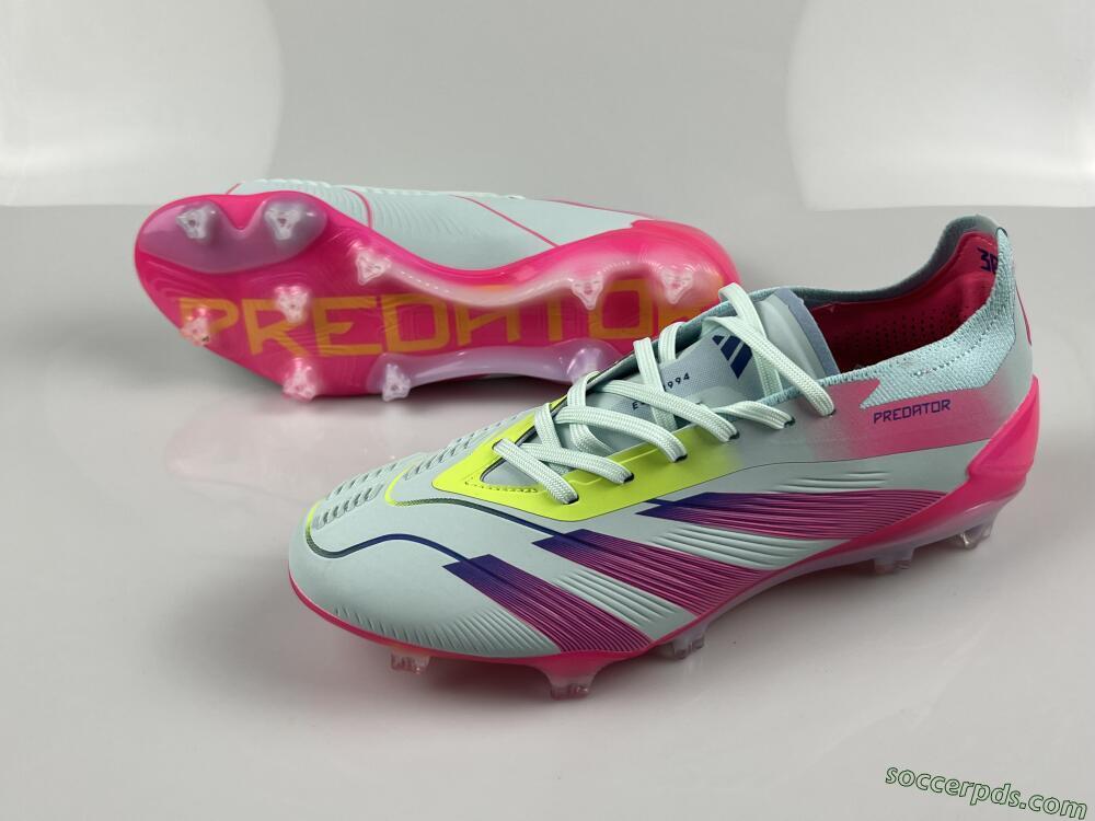 Adidas Predator Elite 24 FG Low-Tops Football Boots - Jade/Purple/Pink
