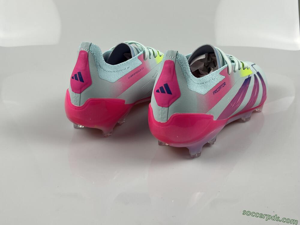Adidas Predator Elite 24 FG Low-Tops Football Boots - Jade/Purple/Pink