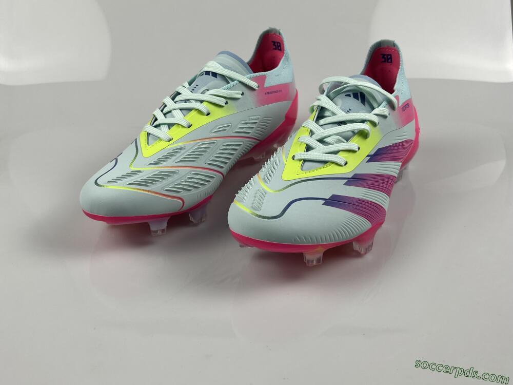 Adidas Predator Elite 24 FG Low-Tops Football Boots - Jade/Purple/Pink
