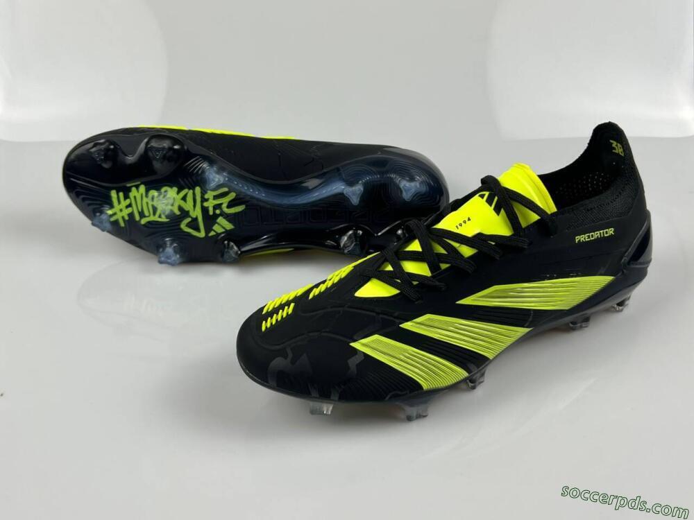 Adidas Predator Accuracy+ FG Low-Tops Football Boots - Black/Yellow