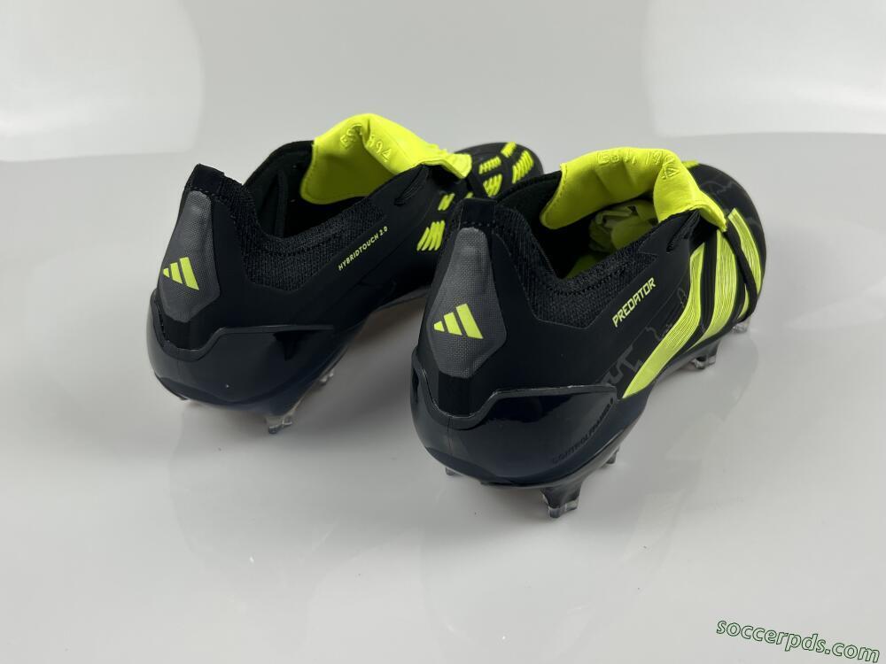 Adidas Predator Elite Foldover Tongue FG Low-Tops Football Boots - Black/Yellow/Blue