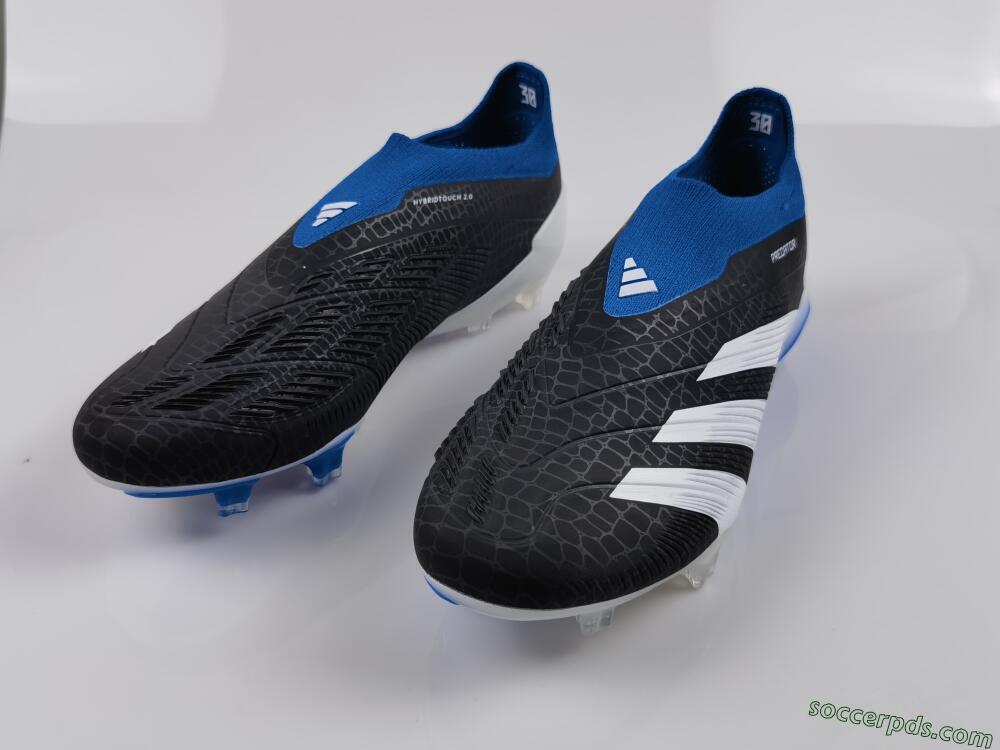 Adidas Predator Accuracy+ Laceless FG Low-Tops Football Boots - Black/White/Blue