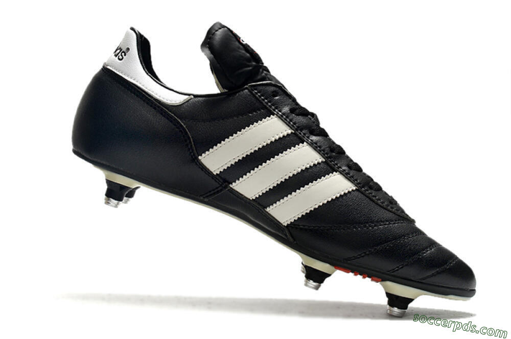 Adidas Copa World Cup SG Low-Tops Football Boots - Black/White/Red 4