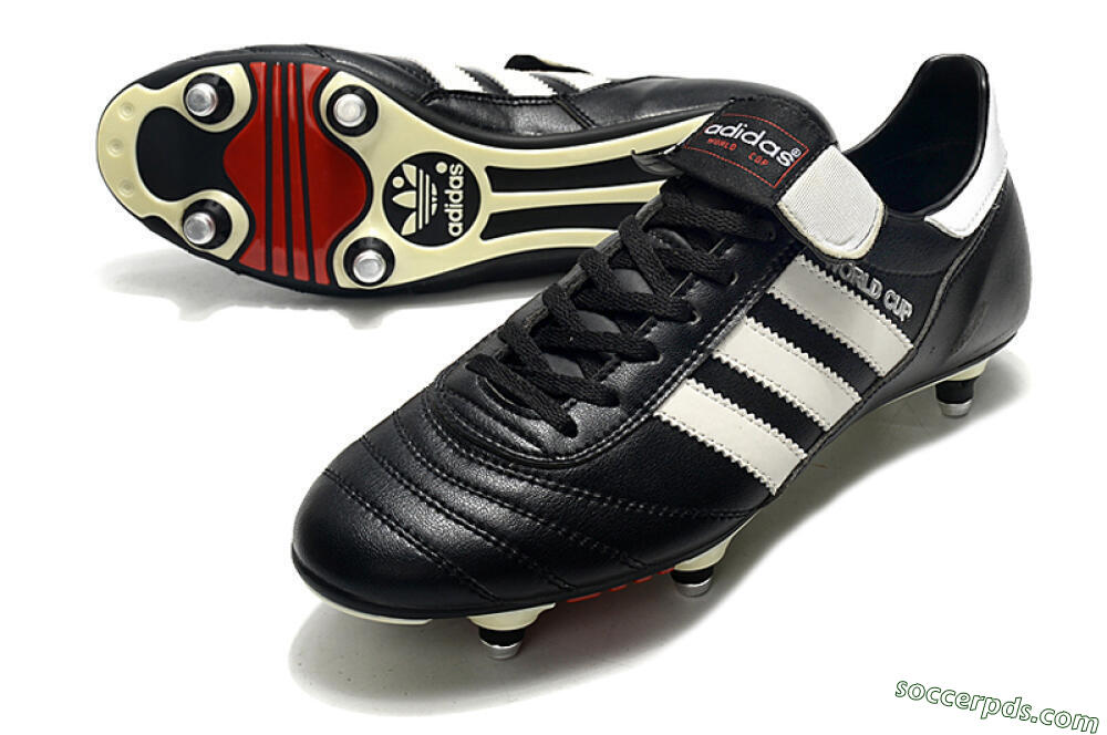Adidas Copa World Cup SG Low-Tops Football Boots - Black/White/Red 3