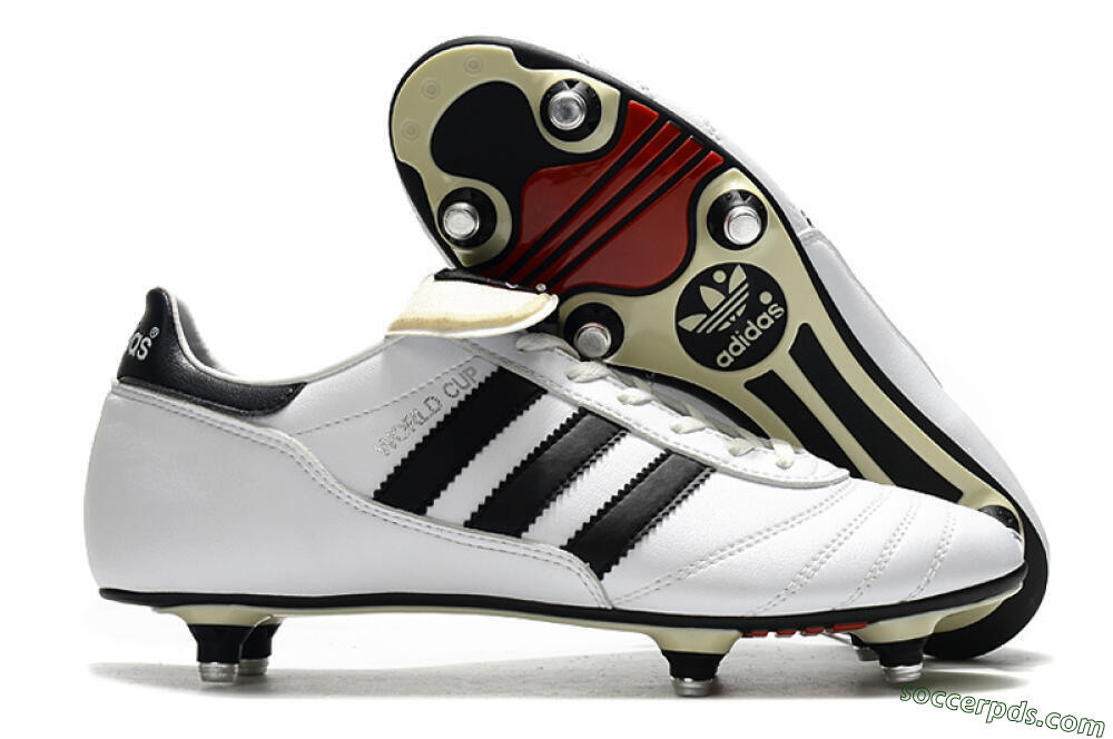 Adidas Copa World Cup SG Low-Tops Football Boots - White/Black/Red 1