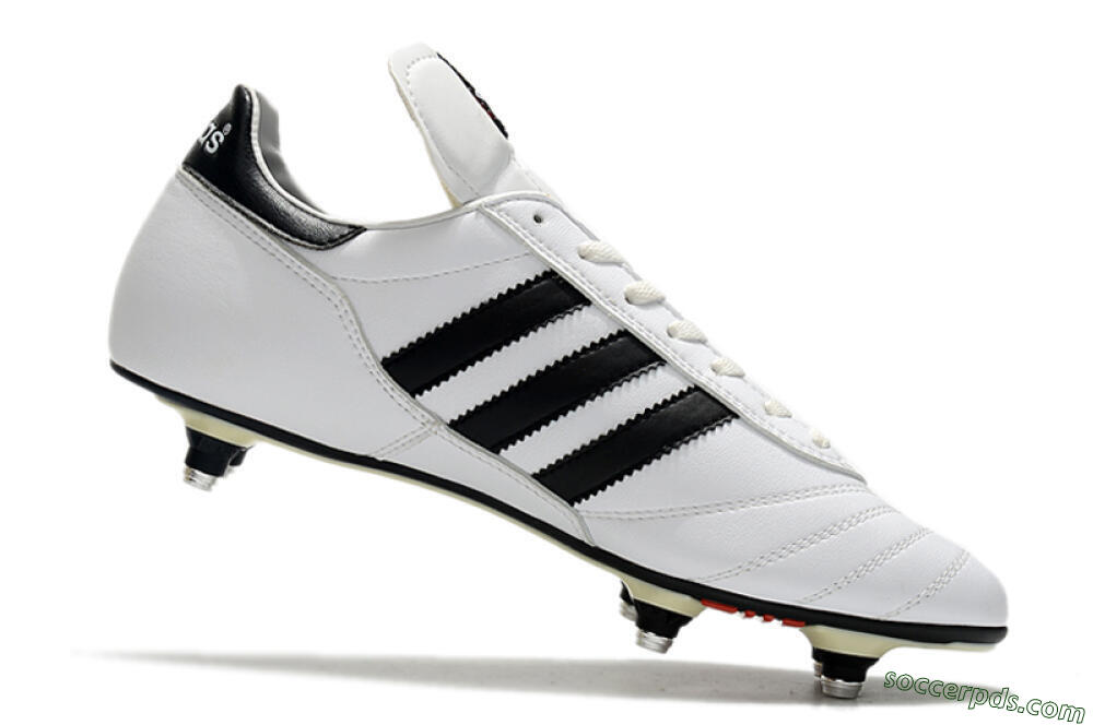 Adidas Copa World Cup SG Low-Tops Football Boots - White/Black/Red 4
