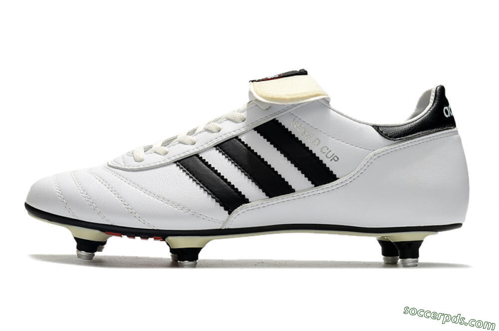 Adidas Copa World Cup SG Low-Tops Football Boots - White/Black/Red 2