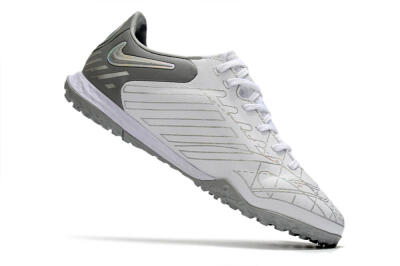 Nike React Tiempo Legend 9 Pro TF Low-Tops Football Shoes - Grey/White