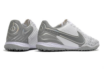 Nike React Tiempo Legend 9 Pro TF Low-Tops Football Shoes - Grey/White