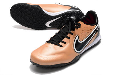 Nike React Tiempo Legend 9 Pro TF Low-Tops Football Shoes - Gold/White/Black