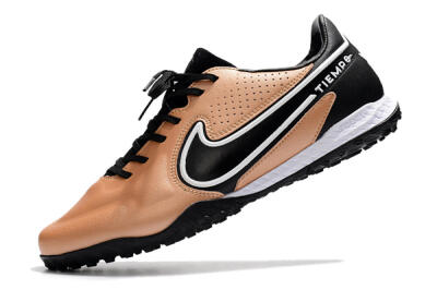 Nike React Tiempo Legend 9 Pro TF Low-Tops Football Shoes - Gold/White/Black
