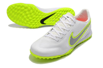 Nike React Tiempo Legend 9 Pro TF Low-Tops Football Shoes - White/Yellow/Black