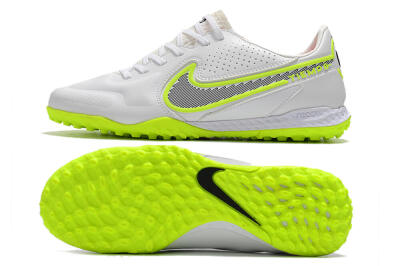 Nike React Tiempo Legend 9 Pro TF Low-Tops Football Shoes - White/Yellow/Black
