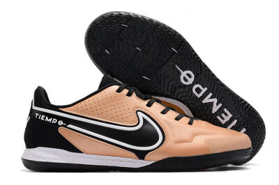 Nike React Tiempo Legend 9 Pro IC Low-Tops Football Shoes - Gold/Black/White