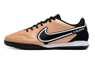 Nike React Tiempo Legend 9 Pro IC Low-Tops Football Shoes - Gold/Black/White