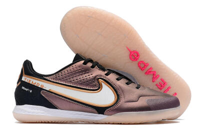Nike React Tiempo Legend 9 Pro IC Low-Tops Football Shoes - Gold/White/Black