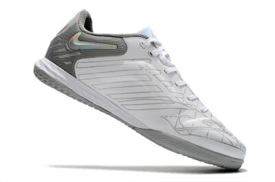 Nike React Tiempo Legend 9 Pro IC Low-Tops Football Shoes - White/Silver/Grey