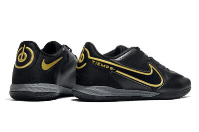 Nike React Tiempo Legend 9 Pro IC Low-Tops Football Shoes - Black/Gold/White
