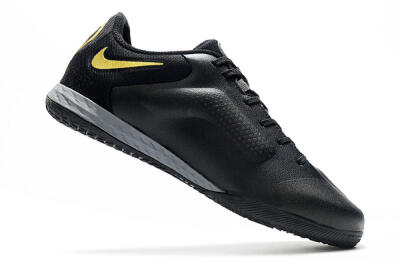 Nike React Tiempo Legend 9 Pro IC Low-Tops Football Shoes - Black/Gold/White