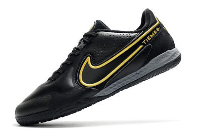Nike React Tiempo Legend 9 Pro IC Low-Tops Football Shoes - Black/Gold/White