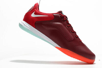 Nike React Tiempo Legend 9 Pro IC Low-Tops Football Shoes - Red/Jade/White