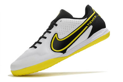 Nike React Tiempo Legend 9 Pro IC Low-Tops Football Shoes - White/Yellow/Black
