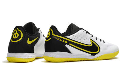 Nike React Tiempo Legend 9 Pro IC Low-Tops Football Shoes - White/Yellow/Black