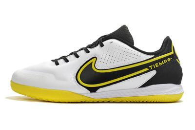 Nike React Tiempo Legend 9 Pro IC Low-Tops Football Shoes - White/Yellow/Black