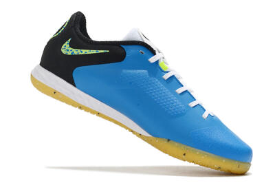 Nike React Tiempo Legend 9 Pro IC Low-Tops Football Shoes - Blue/Yellow/Black