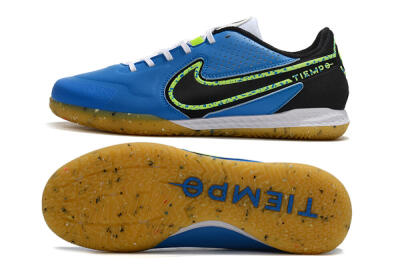 Nike React Tiempo Legend 9 Pro IC Low-Tops Football Shoes - Blue/Yellow/Black
