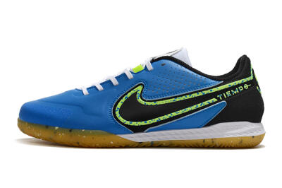 Nike React Tiempo Legend 9 Pro IC Low-Tops Football Shoes - Blue/Yellow/Black