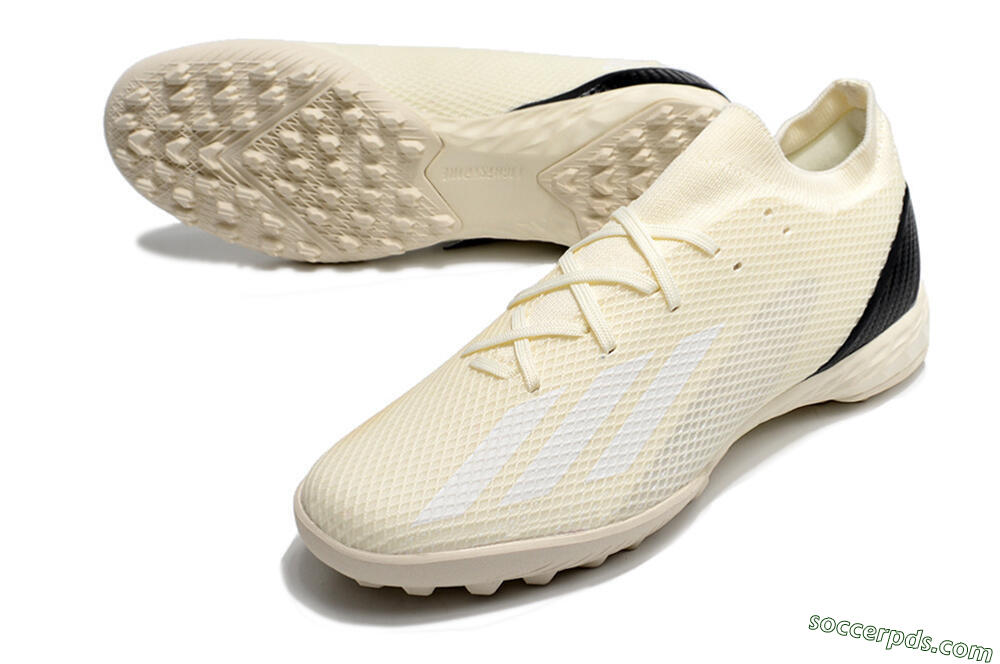 Adidas X Speedportal.3 TF Low-Tops Football Shoes - Beige/White/Black 3