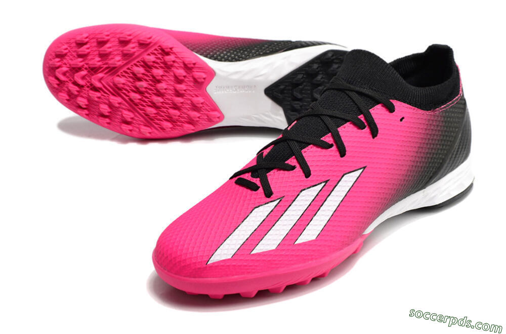 Adidas X Speedportal.3 TF Low-Tops Football Shoes - Pink/White/Black 3