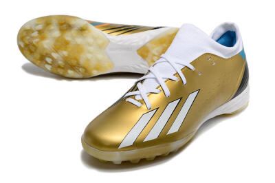 Adidas X Speedportal.3 TF Low-Tops Football Shoes - Gold/White/Black