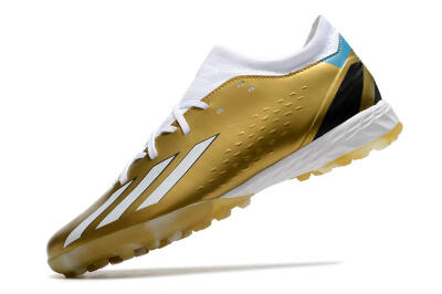 Adidas X Speedportal.3 TF Low-Tops Football Shoes - Gold/White/Black