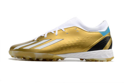 Adidas X Speedportal.3 TF Low-Tops Football Shoes - Gold/White/Black
