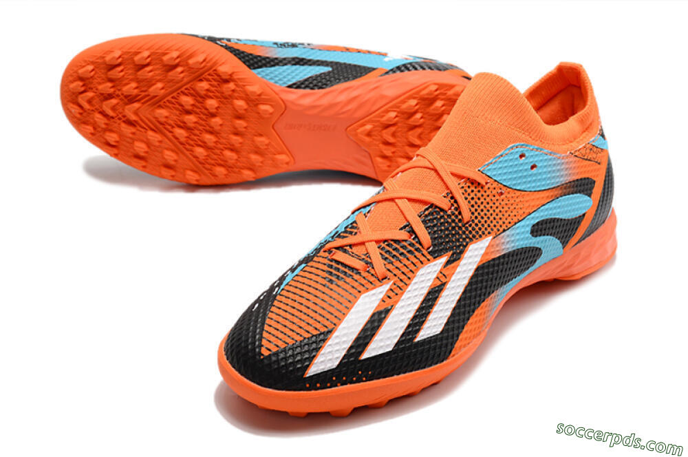 Adidas X Speedportal.3 TF Low-Tops Football Shoes - Red/White/Black/Blue 3