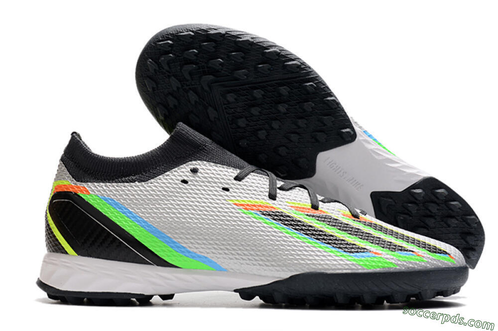 Adidas X Speedportal.3 TF Low-Tops Football Shoes - Silver/Yellow/Black 1