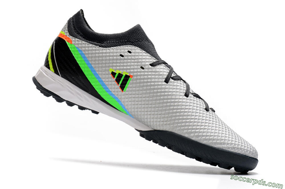 Adidas X Speedportal.3 TF Low-Tops Football Shoes - Silver/Yellow/Black 4