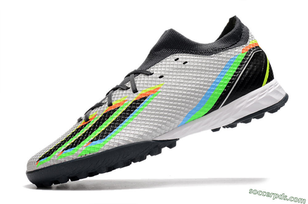 Adidas X Speedportal.3 TF Low-Tops Football Shoes - Silver/Yellow/Black 5
