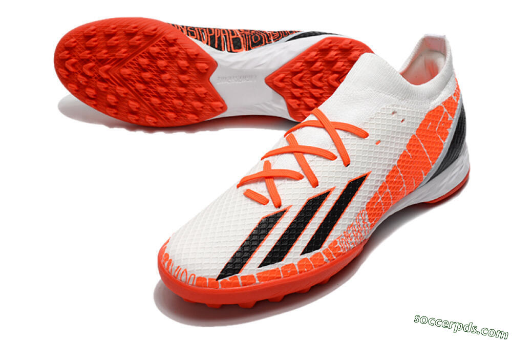 Adidas X Speedportal.3 TF Low-Tops Football Shoes - White/Black/Red 3