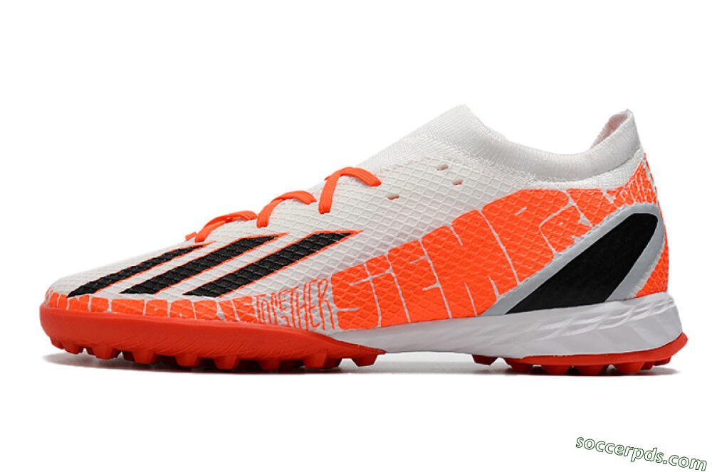 Adidas X Speedportal.3 TF Low-Tops Football Shoes - White/Black/Red 2