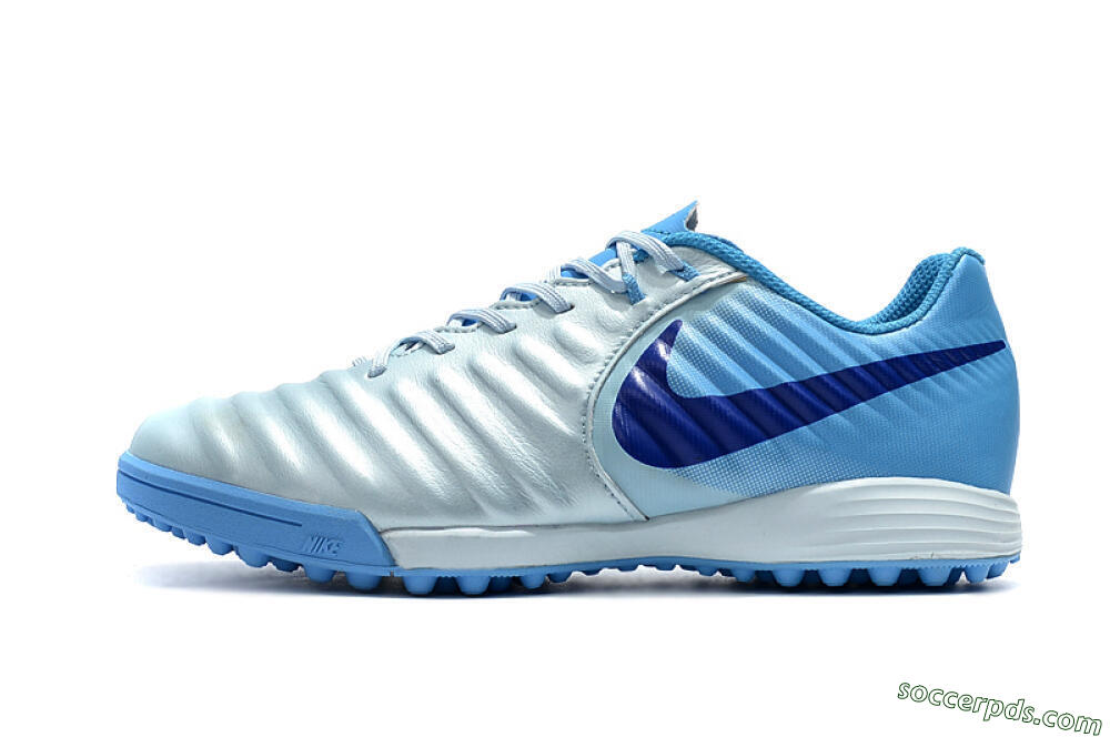 Nike Tiempox Ligera IV TF Low-Tops Football Shoes - Jade/Blue 2