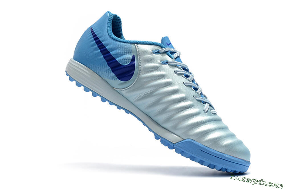 Nike Tiempox Ligera IV TF Low-Tops Football Shoes - Jade/Blue 7