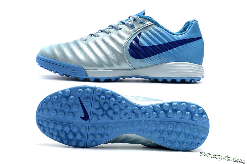 Nike Tiempox Ligera IV TF Low-Tops Football Shoes - Jade/Blue 0