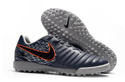 Nike Tiempox Ligera IV TF Low-Tops Football Shoes - Grey/Red/Black