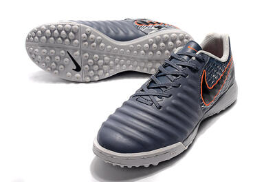 Nike Tiempox Ligera IV TF Low-Tops Football Shoes - Grey/Red/Black