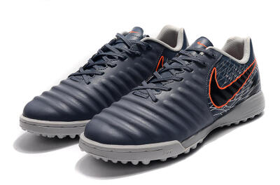Nike Tiempox Ligera IV TF Low-Tops Football Shoes - Grey/Red/Black
